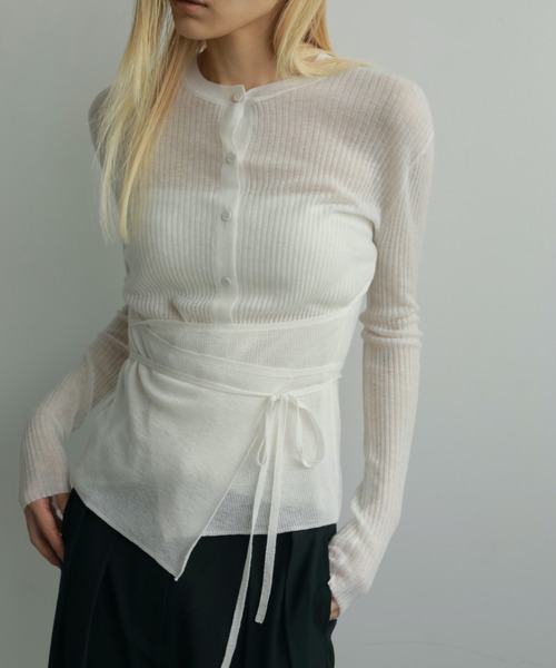 Wool Cachecoeur Cardigan（カーディガン/ボレロ）｜anuke（アンヌーク