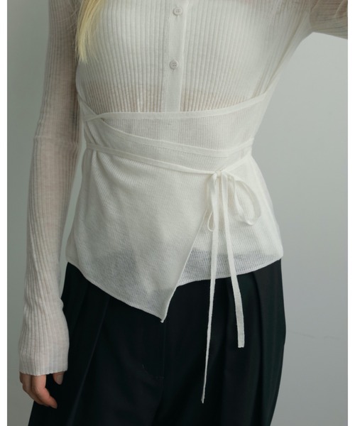 Wool Cachecoeur Cardigan（カーディガン/ボレロ）｜anuke（アンヌーク