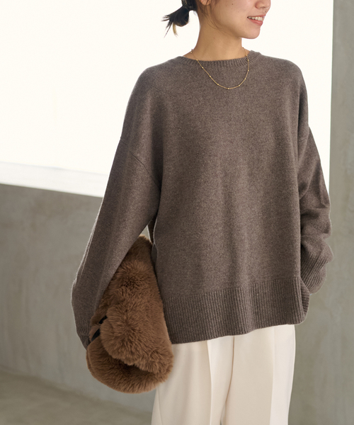 JOURNAL STANDARD relume（ジャーナルスタンダード　レリューム）の「《追加》RELUMEファーバッグ（ハンドバッグ・レディース・ネイビー/ベージュ/チャコールグレー・FREE）」の12枚目の写真