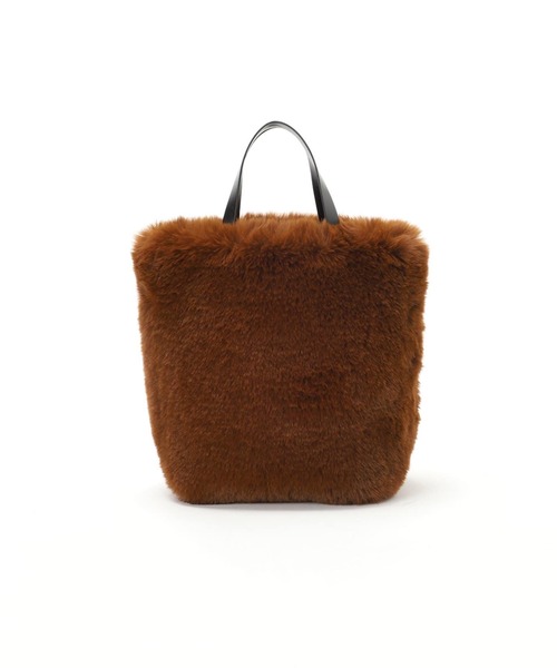 JOURNAL STANDARD relume（ジャーナルスタンダード　レリューム）の「《追加》RELUMEファーバッグ（ハンドバッグ・レディース・ネイビー/ベージュ/チャコールグレー・FREE）」の17枚目の写真