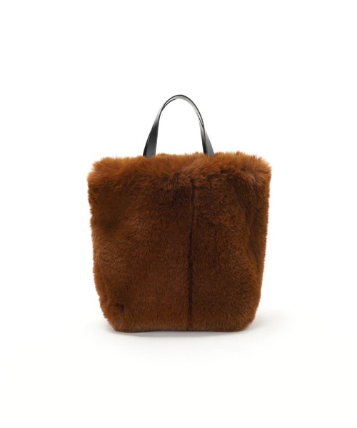 JOURNAL STANDARD relume（ジャーナルスタンダード　レリューム）の「《追加》RELUMEファーバッグ（ハンドバッグ・レディース・ネイビー/ベージュ/チャコールグレー・FREE）」の19枚目の写真