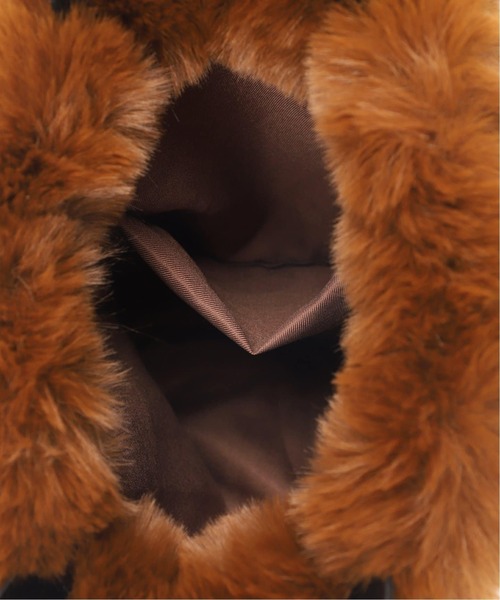 JOURNAL STANDARD relume（ジャーナルスタンダード　レリューム）の「《追加》RELUMEファーバッグ（ハンドバッグ・レディース・ネイビー/ベージュ/チャコールグレー・FREE）」の22枚目の写真