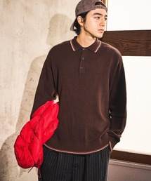 niko and... | ラインニットポロ(ニット/セーター)