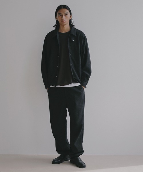 BAYFLOW(ベイフロー)の「【EF(エフ)】ウールライクジャージイージーパンツ(MEN)(その他パンツ・メンズ・ダークグレー/ブラウン・LARGE/MEDIUM)」の3枚目の写真