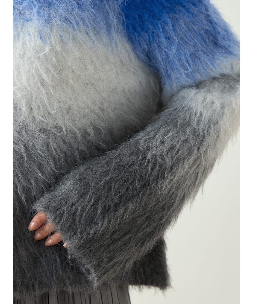 HARUYAMA(ハルヤマ)の「【WEB限定】グラデーションプルオーバー FURRY(ニット/セーター・レディース・ピンク/ブルー・F)」の8枚目の写真
