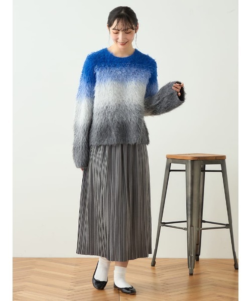 HARUYAMA(ハルヤマ)の「【WEB限定】グラデーションプルオーバー FURRY(ニット/セーター・レディース・ピンク/ブルー・F)」の12枚目の写真