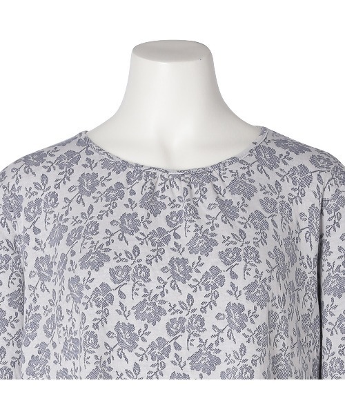 KID BLUE（キッドブルー）の「キッドブルー -２５接結フラワーＪＱ -長袖パジャマ -KNCK538 -kidblue（ルームウェア/パジャマ・レディース・ミント/アイボリー・L/M）」の8枚目の写真