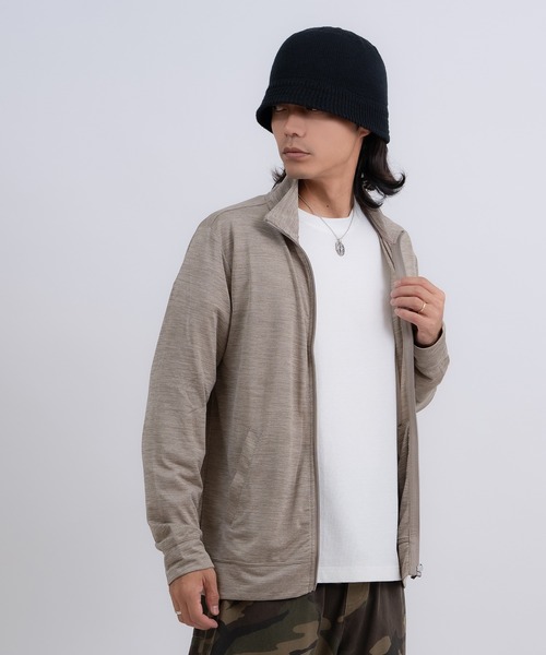 improves(インプローブス)の「スタンドカラー トラックジャケット ジャージ(ブルゾン・メンズ・グリーン/ベージュ/ネイビー/グレー・X-LARGE/LARGE/MEDIUM)」の10枚目の写真