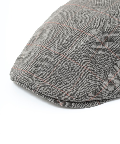 Fabulous（ファビュラス）の「サイドベルトチェックハンチング（ハンチング/ベレー帽・メンズ・ブラウン/ブラック/ブルー系/ブラック系・FREE）」の12枚目の写真