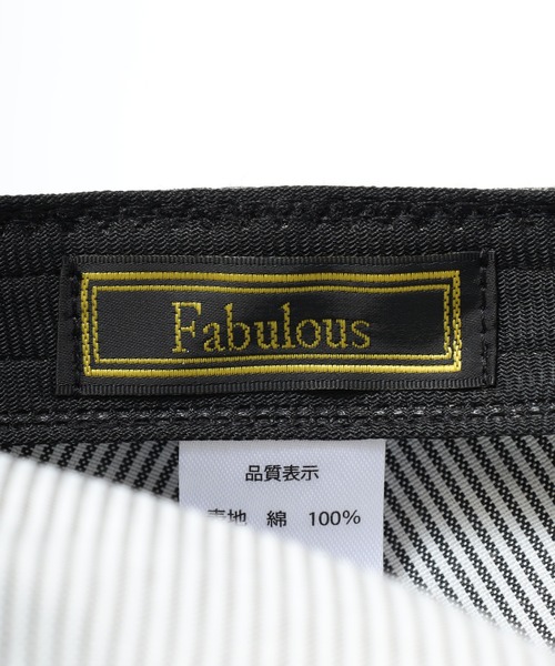 Fabulous（ファビュラス）の「サイドベルトチェックハンチング（ハンチング/ベレー帽・メンズ・ブラウン/ブラック/ブルー系/ブラック系・FREE）」の9枚目の写真