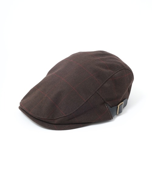 Fabulous（ファビュラス）の「サイドベルトチェックハンチング（ハンチング/ベレー帽・メンズ・ブラウン/ブラック/ブルー系/ブラック系・FREE）」の15枚目の写真