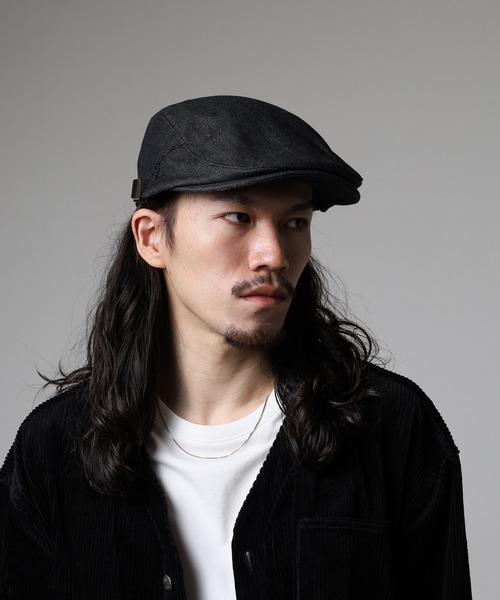 Fabulous（ファビュラス）の「サイドベルトチェックハンチング（ハンチング/ベレー帽・メンズ・ブラウン/ブラック/ブルー系/ブラック系・FREE）」の19枚目の写真