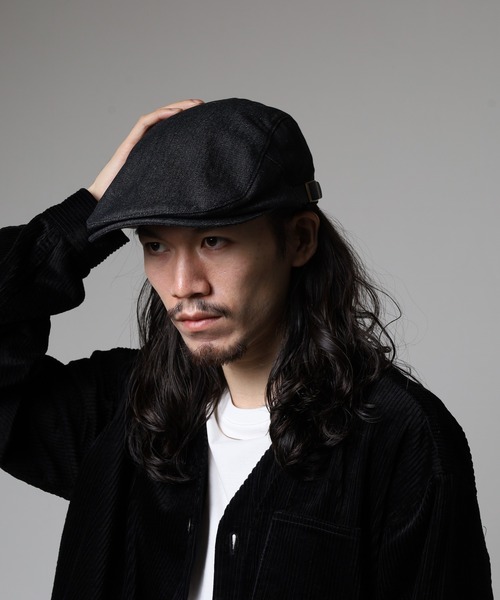 Fabulous（ファビュラス）の「サイドベルトチェックハンチング（ハンチング/ベレー帽・メンズ・ブラウン/ブラック/ブルー系/ブラック系・FREE）」の20枚目の写真