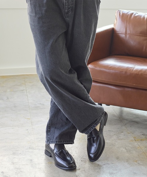 本革 スリム タッセル ローファー / London Shoe Make Oxford and
