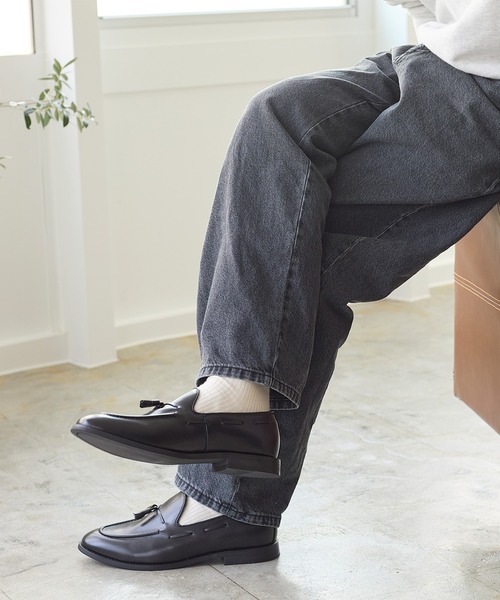 本革 スリム タッセル ローファー / London Shoe Make Oxford and
