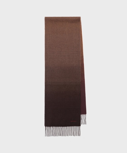 Paul Smith(ポールスミス)の「グラデーション カシミヤマフラー【250402 CA】(マフラー・メンズ・ダークブラウン/ダークグリーン/ベージュ/ネイビー・FREE)」の2枚目の写真