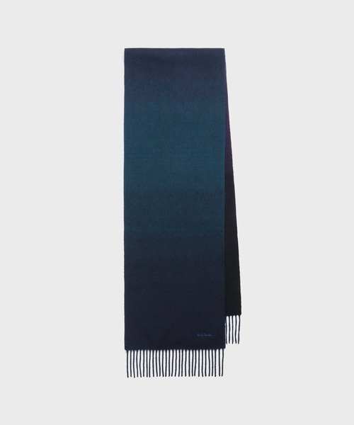 Paul Smith(ポールスミス)の「グラデーション カシミヤマフラー【250402 CA】(マフラー・メンズ・ダークブラウン/ダークグリーン/ベージュ/ネイビー・FREE)」の1枚目の写真