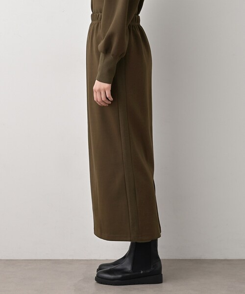 Dessin（デッサン）の「【セットアップ可/洗える】切り替えデザインサイドリブスカート（スカート・レディース・ブラック/ブラウン系その他・01/02）」の12枚目の写真