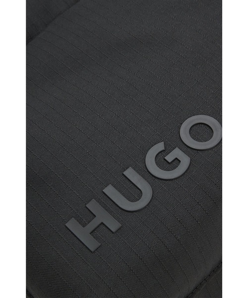 HUGO(ヒューゴ)の「リップストップ トートバッグ レタリングロゴ(トートバッグ・メンズ・ブラック・ONESIZE)」の4枚目の写真