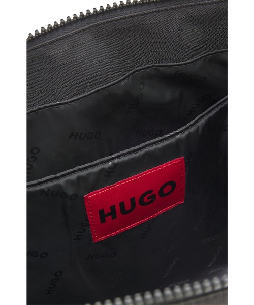 HUGO(ヒューゴ)の「リップストップ トートバッグ レタリングロゴ(トートバッグ・メンズ・ブラック・ONESIZE)」の5枚目の写真