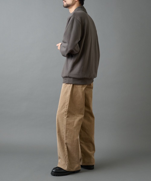 COLONY 2139（コロニートゥーワンスリーナイン）の「襟付きプリントスウェット（スウェット・メンズ・ブラック/チャコールグレー・MEDIUM/LARGE）」の20枚目の写真