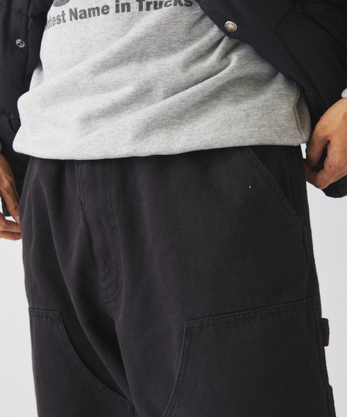 JOURNAL STANDARD relume(ジャーナルスタンダード レリューム)の「フェード ダック ダブルニー イージーパンツ(その他パンツ・メンズ・ブラック系その他/ライトグリーン/ブラウン・LARGE/MEDIUM)」の10枚目の写真