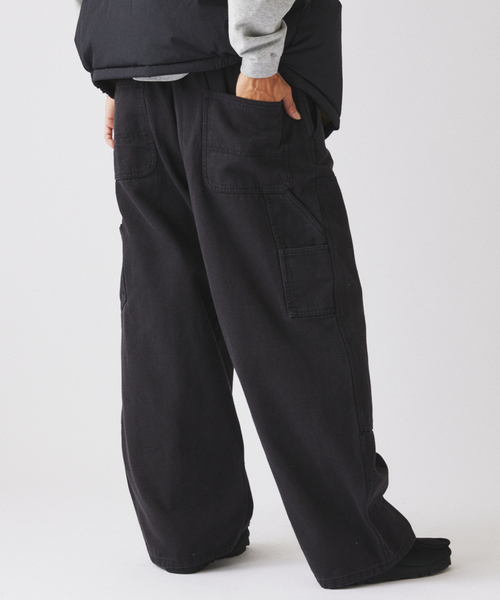 JOURNAL STANDARD relume(ジャーナルスタンダード レリューム)の「フェード ダック ダブルニー イージーパンツ(その他パンツ・メンズ・ブラック系その他/ライトグリーン/ブラウン・LARGE/MEDIUM)」の14枚目の写真