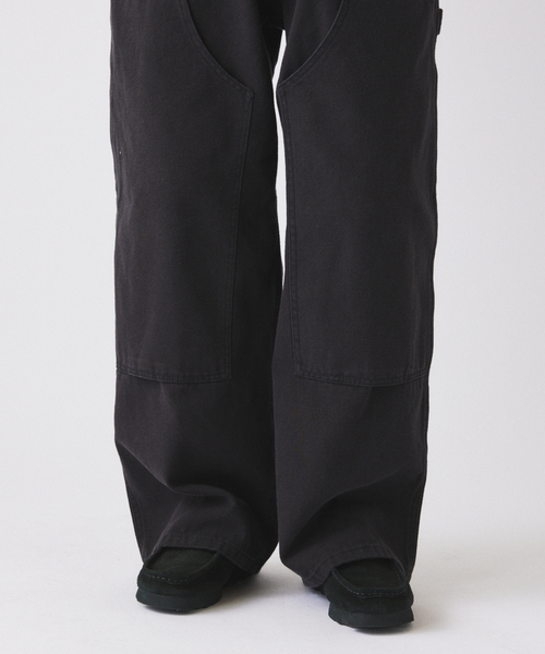 JOURNAL STANDARD relume(ジャーナルスタンダード レリューム)の「フェード ダック ダブルニー イージーパンツ(その他パンツ・メンズ・ブラック系その他/ライトグリーン/ブラウン・LARGE/MEDIUM)」の17枚目の写真