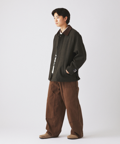 JOURNAL STANDARD relume(ジャーナルスタンダード レリューム)の「フェード ダック ダブルニー イージーパンツ(その他パンツ・メンズ・ブラック系その他/ライトグリーン/ブラウン・LARGE/MEDIUM)」の19枚目の写真