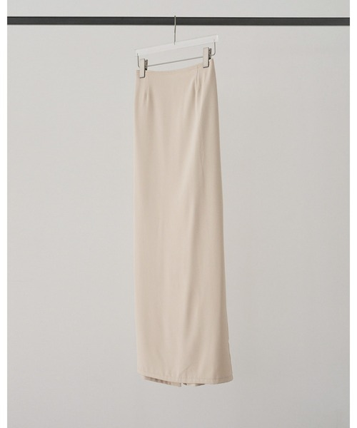 anuke(アンヌーク)の「Georgette Pencil Skirt(スカート・レディース・アイボリー/ブラック・36inch/38inch)」の13枚目の写真