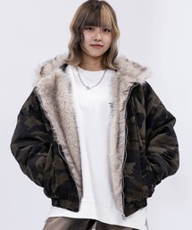 JOHN'S CLOSET | 【13】ファーデザイン フードジャケット(ブルゾン)