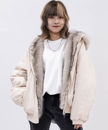 JOHN'S CLOSET（ジョンズクローゼット）の「【13】ファーデザイン フードジャケット（ブルゾン）」