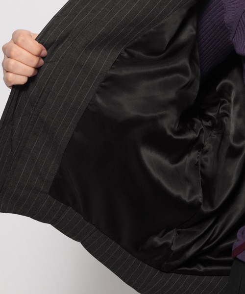 HARE（ハレ）の「ピンストライプMA-1ブルゾン(HARE)（MA-1・レディース・グレー/ブラック・FREE）」の20枚目の写真