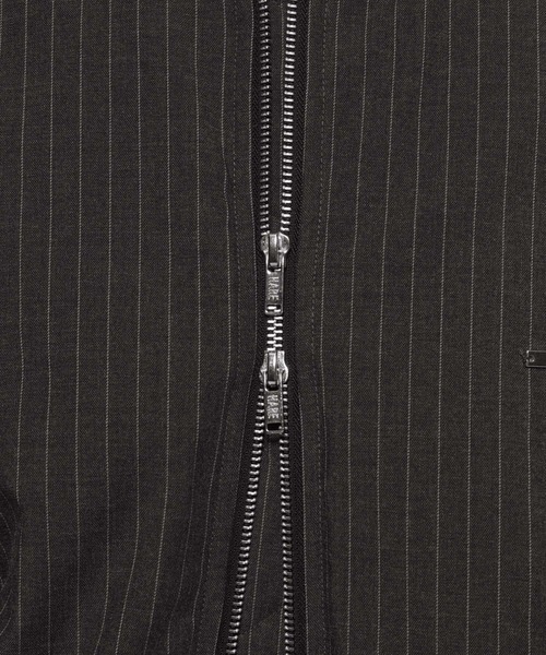 HARE（ハレ）の「ピンストライプMA-1ブルゾン(HARE)（MA-1・レディース・グレー/ブラック・FREE）」の21枚目の写真