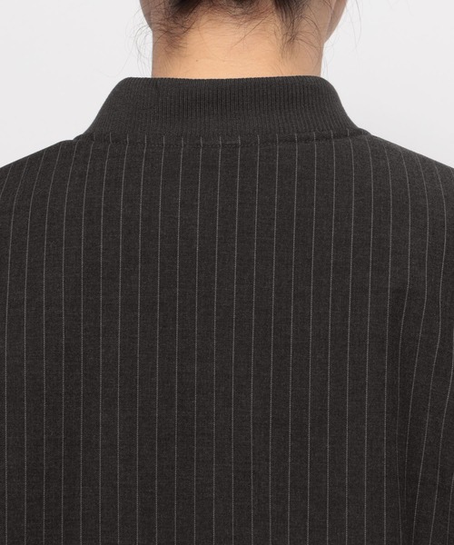 HARE（ハレ）の「ピンストライプMA-1ブルゾン(HARE)（MA-1・レディース・グレー/ブラック・FREE）」の22枚目の写真