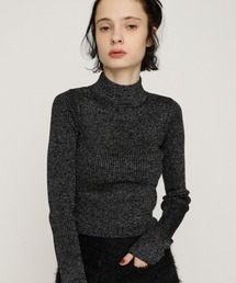 SLY | GLITTER COMPACT TOPS グリッター コンパクト トップス 秋服 冬服(ニット/セーター)