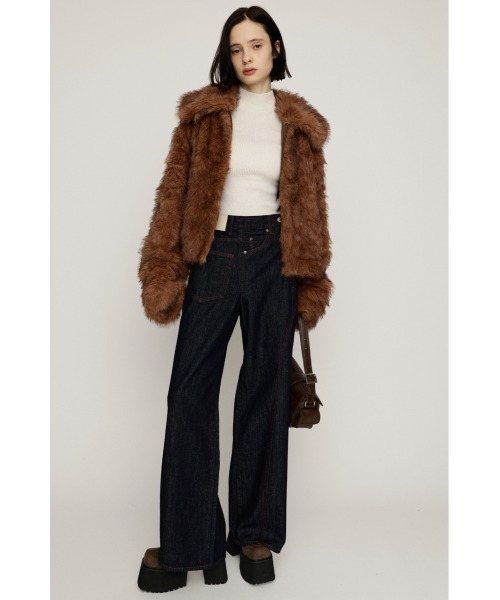 SLY（スライ）の「GLITTER COMPACT TOPS グリッター コンパクト トップス 秋服 冬服（ニット/セーター・レディース・ブラック/アイボリー/レッド/ブラウン・1/2）」の6枚目の写真