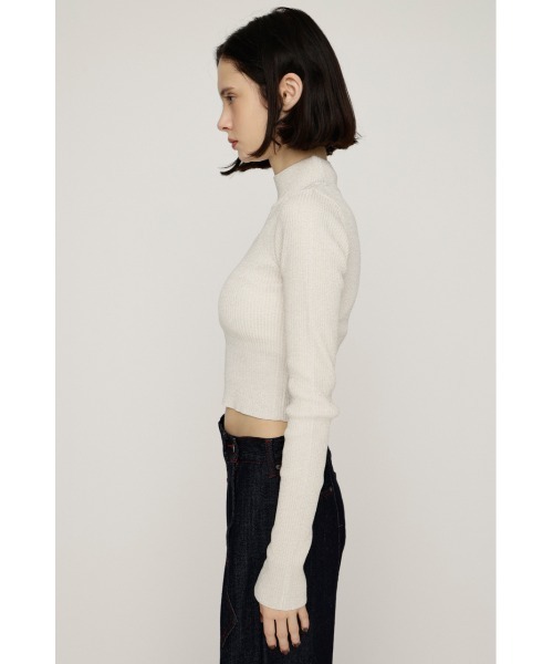 SLY（スライ）の「GLITTER COMPACT TOPS グリッター コンパクト トップス 秋服 冬服（ニット/セーター・レディース・ブラック/アイボリー/レッド/ブラウン・1/2）」の11枚目の写真