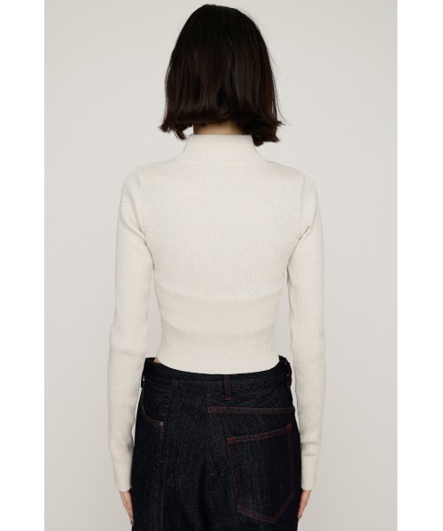 SLY（スライ）の「GLITTER COMPACT TOPS グリッター コンパクト トップス 秋服 冬服（ニット/セーター・レディース・ブラック/アイボリー/レッド/ブラウン・1/2）」の12枚目の写真