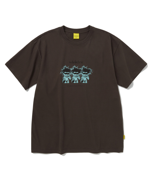WKNDRS(ウィーキャンドース)の「THIEVES T-SHIRT (BROWN)(Tシャツ/カットソー・レディース・その他・MEDIUM/LARGE/X-LARGE/SMALL)」の1枚目の写真