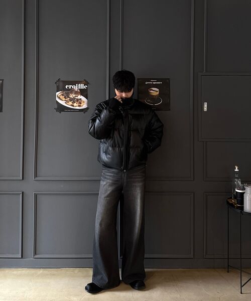 DNSR(ディーエヌエスアール)の「ワイドフレアデニムパンツブラック(デニムパンツ・メンズ・その他・LARGE/MEDIUM/SMALL/X-LARGE)」の12枚目の写真