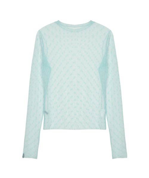 NICK&NICOLE(ニックアンドニコール)の「MASH FLOWER PATTERN TOP_MINT(Tシャツ/カットソー・レディース・その他・MEDIUM/LARGE)」の4枚目の写真
