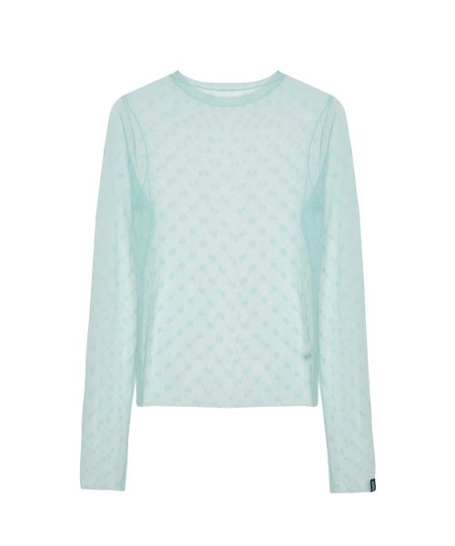 NICK&NICOLE(ニックアンドニコール)の「MASH FLOWER PATTERN TOP_MINT(Tシャツ/カットソー・レディース・その他・MEDIUM/LARGE)」の5枚目の写真