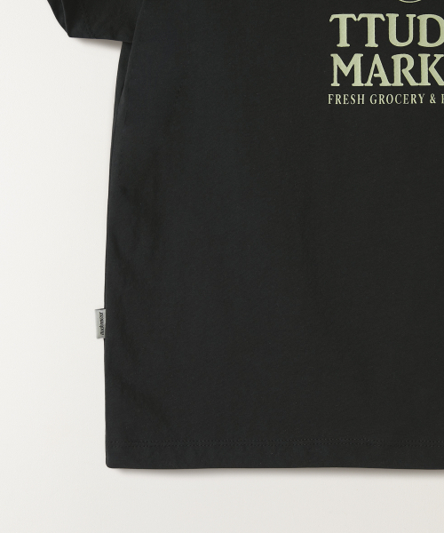 TTUDEMENT（トュードメント）の「TTUDEMENT MARKET TEE BLACK（Tシャツ/カットソー・レディース・その他・FREE）」の4枚目の写真