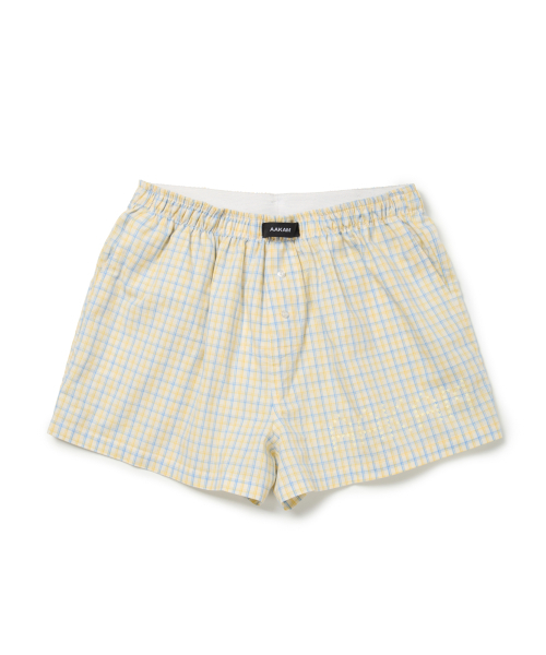 AAKAM(アーカム)の「Check Boxer (Yellow)(その他パンツ・レディース・その他・FREE)」の1枚目の写真