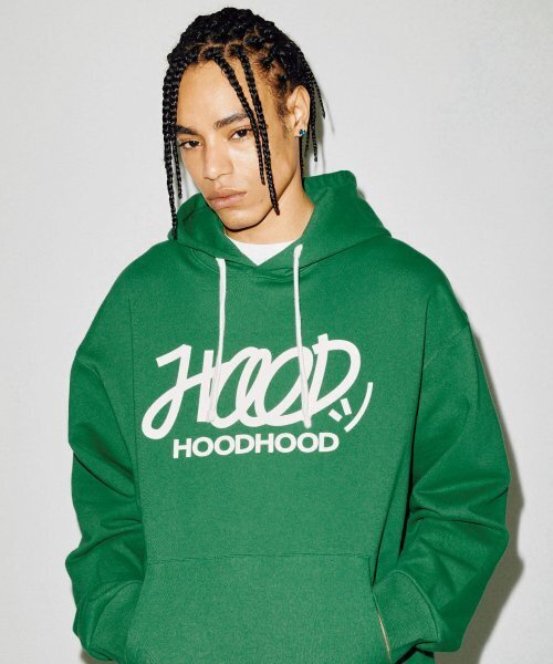 HOODHOOD（フッドフッド）の「シグネチャーロゴフードグリーン（パーカー・メンズ・その他・MEDIUM/LARGE/X-LARGE）」の8枚目の写真