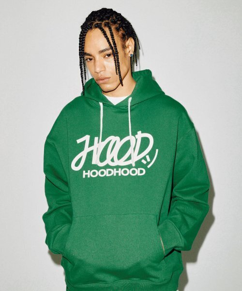 HOODHOOD（フッドフッド）の「シグネチャーロゴフードグリーン（パーカー・メンズ・その他・MEDIUM/LARGE/X-LARGE）」の7枚目の写真