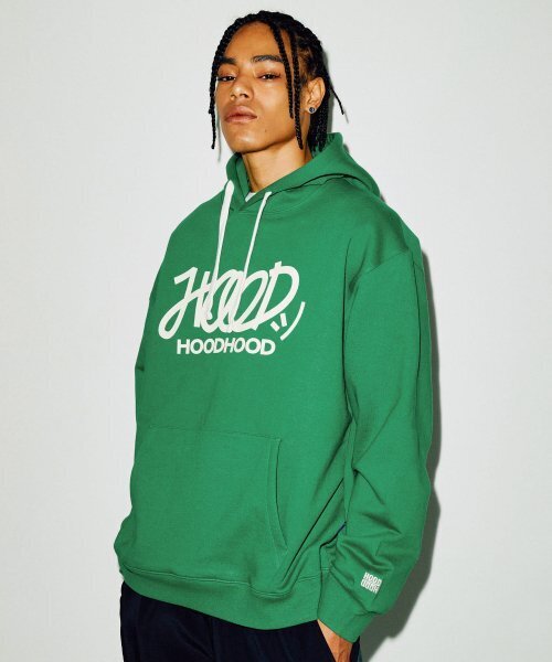 HOODHOOD（フッドフッド）の「シグネチャーロゴフードグリーン（パーカー・メンズ・その他・MEDIUM/LARGE/X-LARGE）」の6枚目の写真