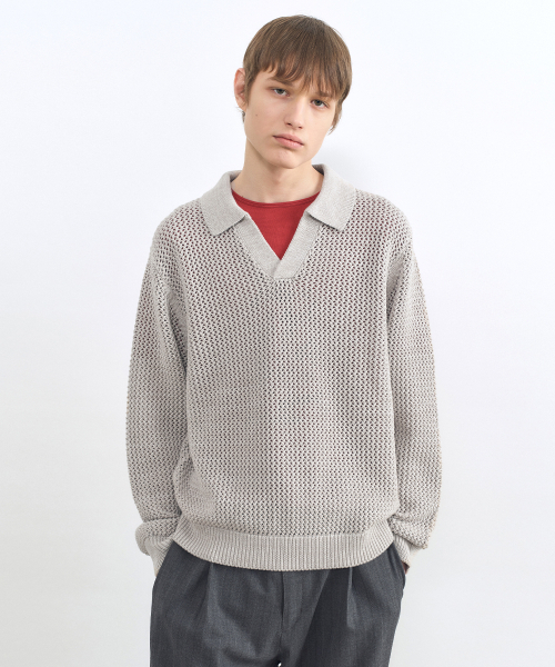 INSILENCE(インサイロンス)の「カラー ミックスド カラー ニット CREAM BEIGE(ニット/セーター・レディース・その他・SMALL/MEDIUM/LARGE)」の1枚目の写真