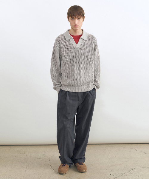INSILENCE(インサイロンス)の「カラー ミックスド カラー ニット CREAM BEIGE(ニット/セーター・レディース・その他・SMALL/MEDIUM/LARGE)」の2枚目の写真